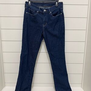 Levi's Dark Blue Straight Leg Women's Jeans